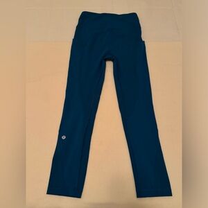 Blue Tight with Pockets 25” lululemon leggings